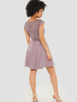 Swing Lyhyet Juhlamekot|mekko 5AF02700 447 Haalea lila