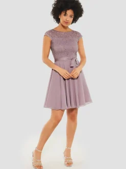 Swing Lyhyet Juhlamekot|mekko 5AF02700 447 Haalea lila