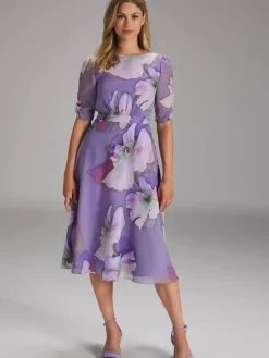 Swing Lyhyet Juhlamekot|mekko 5AG08700 4401 Lila