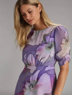 Swing Lyhyet Juhlamekot|mekko 5AG08700 4401 Lila