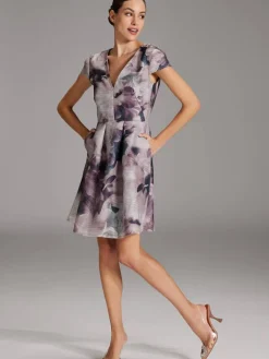 Swing Lyhyet Juhlamekot|mekko 5AH09200 6901 Mauve