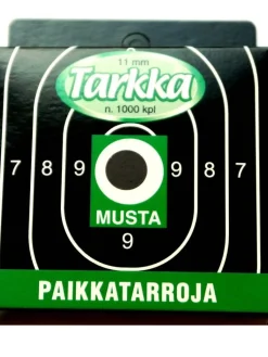 Metsästystarvikkeet|Tarkka Paikkatarra 11 mm musta