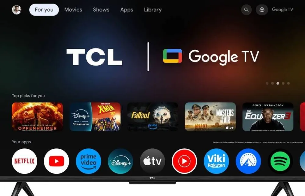 Tcl Televisiot|4K HDR 43P61K GOOGLE-TV