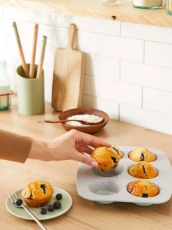 Tefal Paistoastiat|muffinivuoka 6 kuppia Ceramik 27,5x22,5 cm