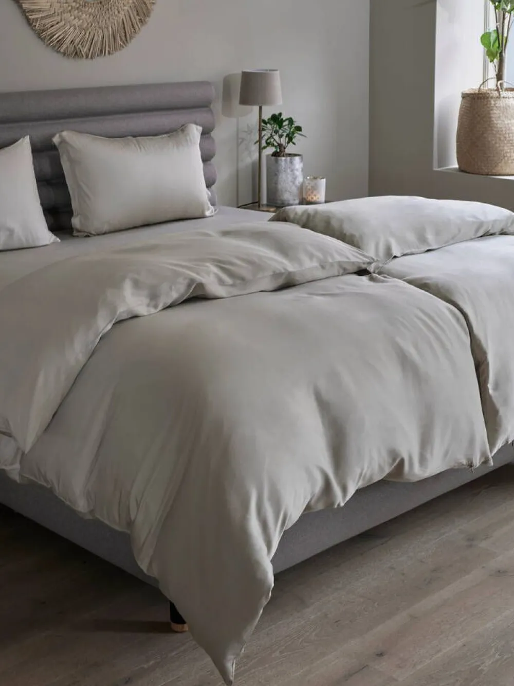 TEMPUR Vuodetekstiilit|pussilakana Silky Bamboo 150x210 cm nature