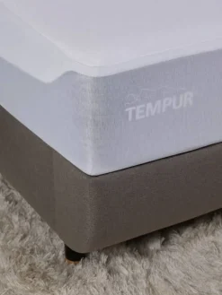 TEMPUR Vuodetekstiilit|105x220x25 cm muotoonommeltu suojalakana Organic Cott