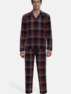 Tom Tailor Yöasut|flanellipyjama 71447-5200 424 Red-medium check