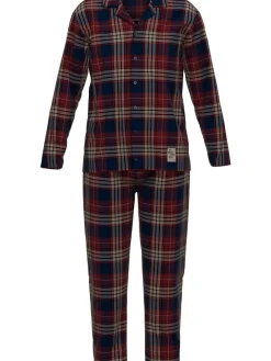 Tom Tailor Yöasut|flanellipyjama 71447-5200 424 Red-medium check