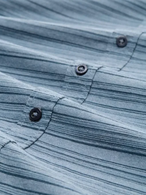 Tom Tailor Kauluspaidat|paita 1047327 38490 Teal blue varied cross stripe