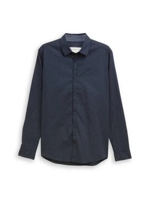Tom Tailor Kauluspaidat|paita 1048444 Slim fit 38970 Navy mini spike design