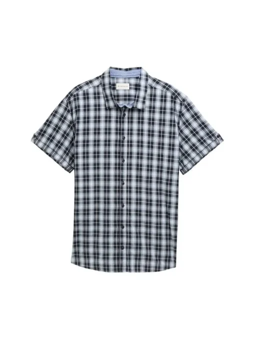 Tom Tailor Plus Kauluspaidat|paita SS 1048148 37983 Navy Powder Blue Check