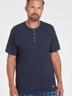 Tom Tailor Yöasut|pyjamapaita 071040-5609 0630 Blue-dark-solid