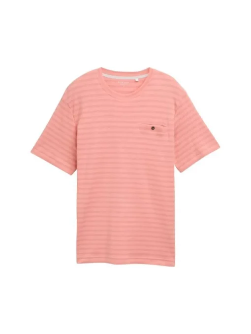 Tom Tailor T-Paidat|t-paita 1045694 37409 Hazy rose tonal fine stripe