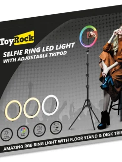 Toyrock Kuulokkeet Ja Puhelintarvikkeet|rengasvalo 26 cm säädettävällä jalalla