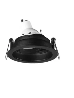 alasvalo Kenai GU10 9 cm mattamusta pyöreä><noscript><img width=