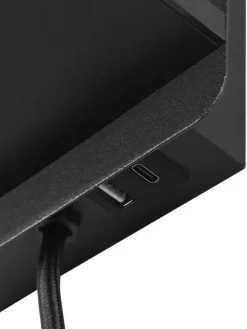 Trio Lighting Sisustusvalaisimet|Comfort seinävalaisin E14 mattamusta latausase