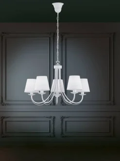Trio Lighting Sisustusvalaisimet|kattokruunu Cortez 5-os E14 mattavalkoinen
