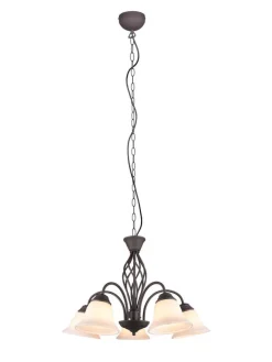 Trio Lighting Sisustusvalaisimet|kattokruunu Rustica 5-os E27 rustiikki