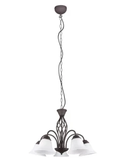 Trio Lighting Sisustusvalaisimet|kattokruunu Rustica 5-os E27 rustiikki