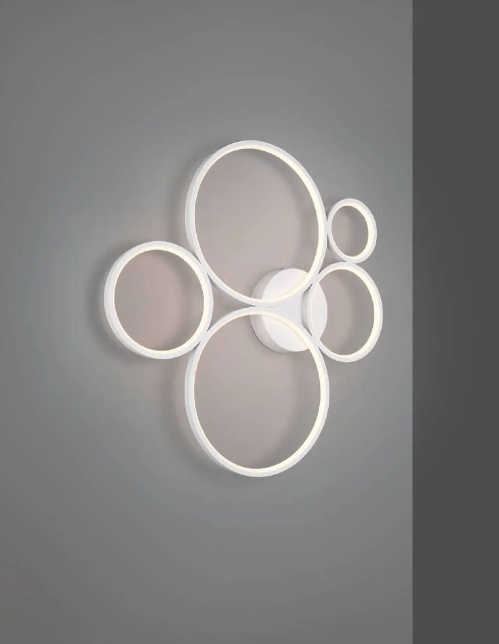 Trio Lighting Sisustusvalaisimet|kattovalaisin Rondo LED 5-os mattavalkoinen