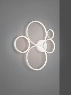 Trio Lighting Sisustusvalaisimet|kattovalaisin Rondo LED 5-os mattavalkoinen