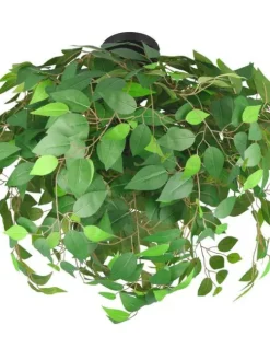 Trio Lighting Sisustusvalaisimet|kattovalaisin Leavy 70 cm 3xE14 vihreä