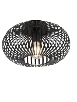 Trio Lighting Sisustusvalaisimet|kattovalaisin Johann 30 cm E27 mattamusta