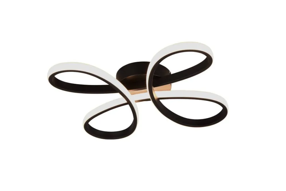 Trio Lighting Sisustusvalaisimet|kattovalaisin Fly LED 40 cm mattamusta