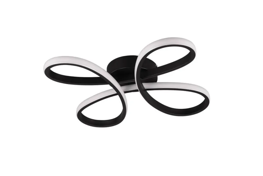 Trio Lighting Sisustusvalaisimet|kattovalaisin Fly LED 40 cm mattamusta
