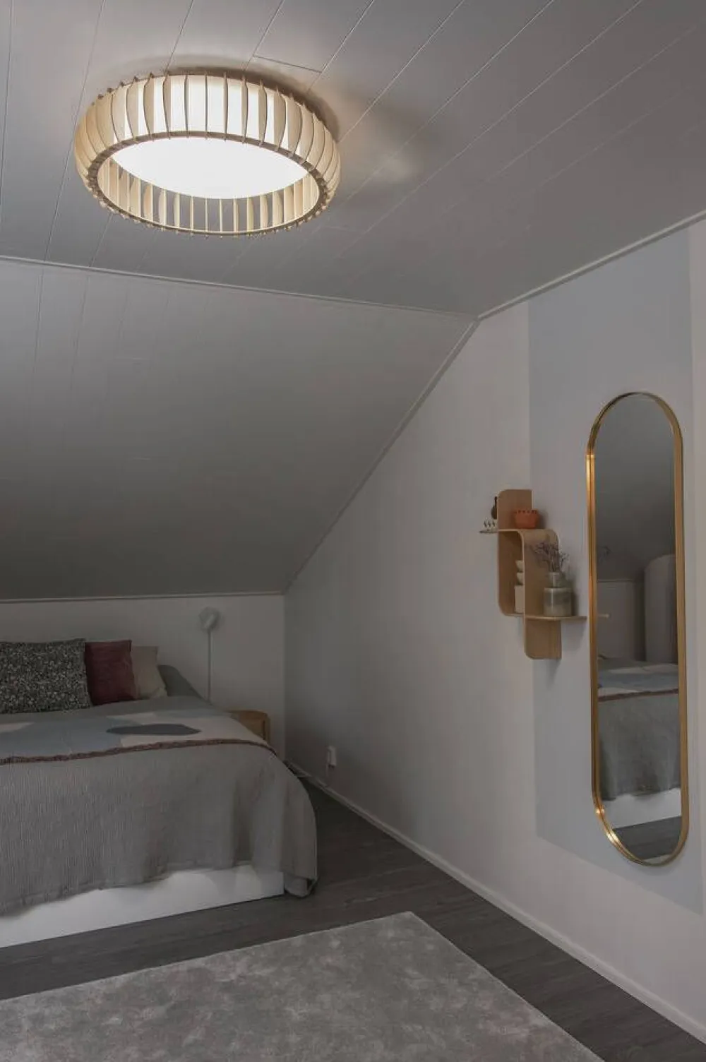 Trio Lighting Sisustusvalaisimet|kattovalaisin Monte LED 60 cm puu