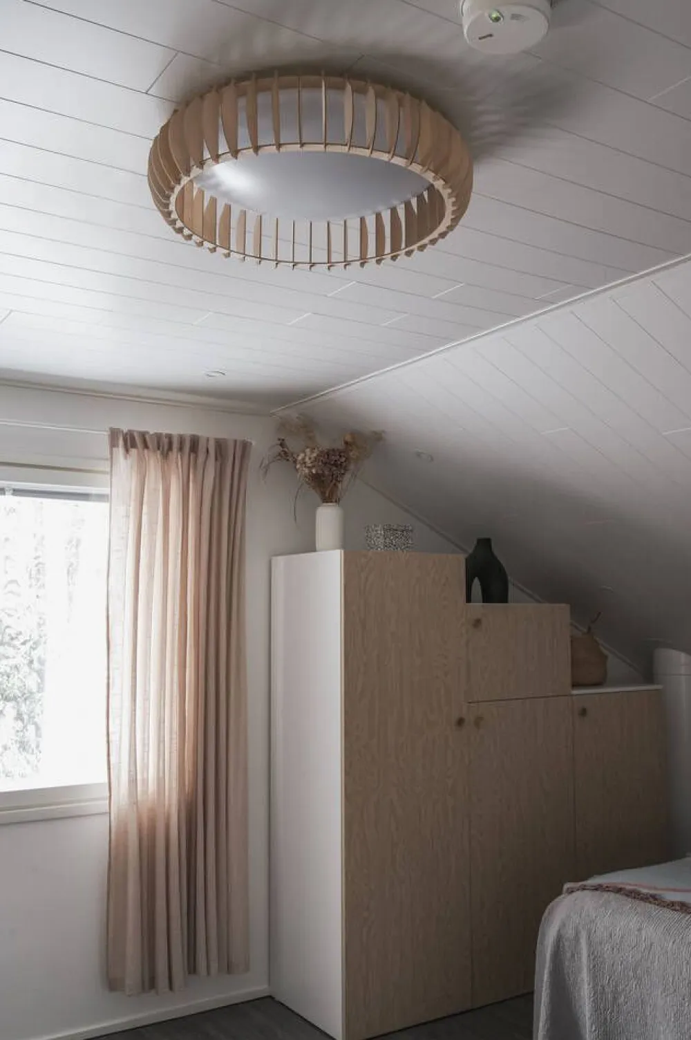 Trio Lighting Sisustusvalaisimet|kattovalaisin Monte LED 60 cm puu