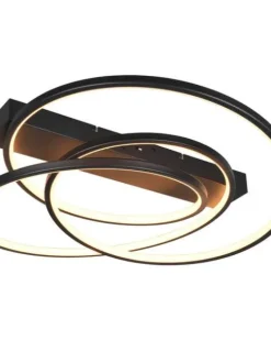 Trio Lighting Sisustusvalaisimet|kattovalaisin Darvin LED mattamusta