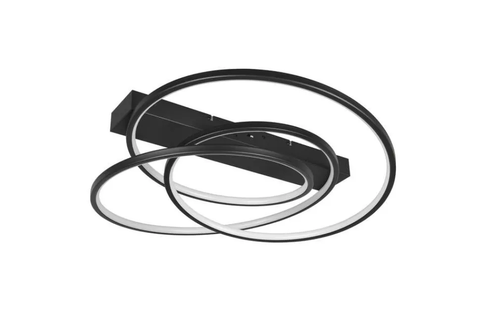 Trio Lighting Sisustusvalaisimet|kattovalaisin Darvin LED mattamusta