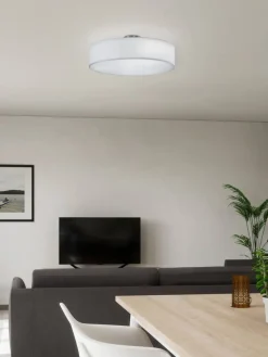 Trio Lighting Sisustusvalaisimet|kattovalaisin Hotel 50 cm 3xE27 valkoinen
