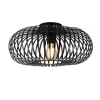 Trio Lighting Sisustusvalaisimet|kattovalaisin Johann 40 cm E27 mattamusta