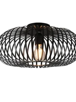 Trio Lighting Sisustusvalaisimet|kattovalaisin Johann 40 cm E27 mattamusta