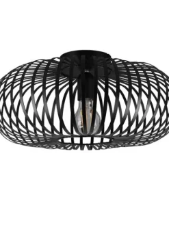 Trio Lighting Sisustusvalaisimet|kattovalaisin Johann 40 cm E27 mattamusta