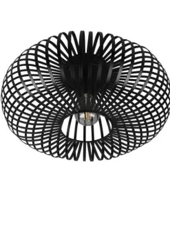 Trio Lighting Sisustusvalaisimet|kattovalaisin Johann 40 cm E27 mattamusta