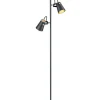 lattiavalaisin Edward 3xE14 mattamusta/kulta>Trio Lighting