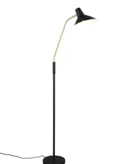 Trio Lighting Sisustusvalaisimet|lattiavalaisin Traveller E27 mattamusta/mattam