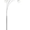 Trio Lighting Sisustusvalaisimet|lattiavalaisin kaari Tommy 5-os E14 harjattu t