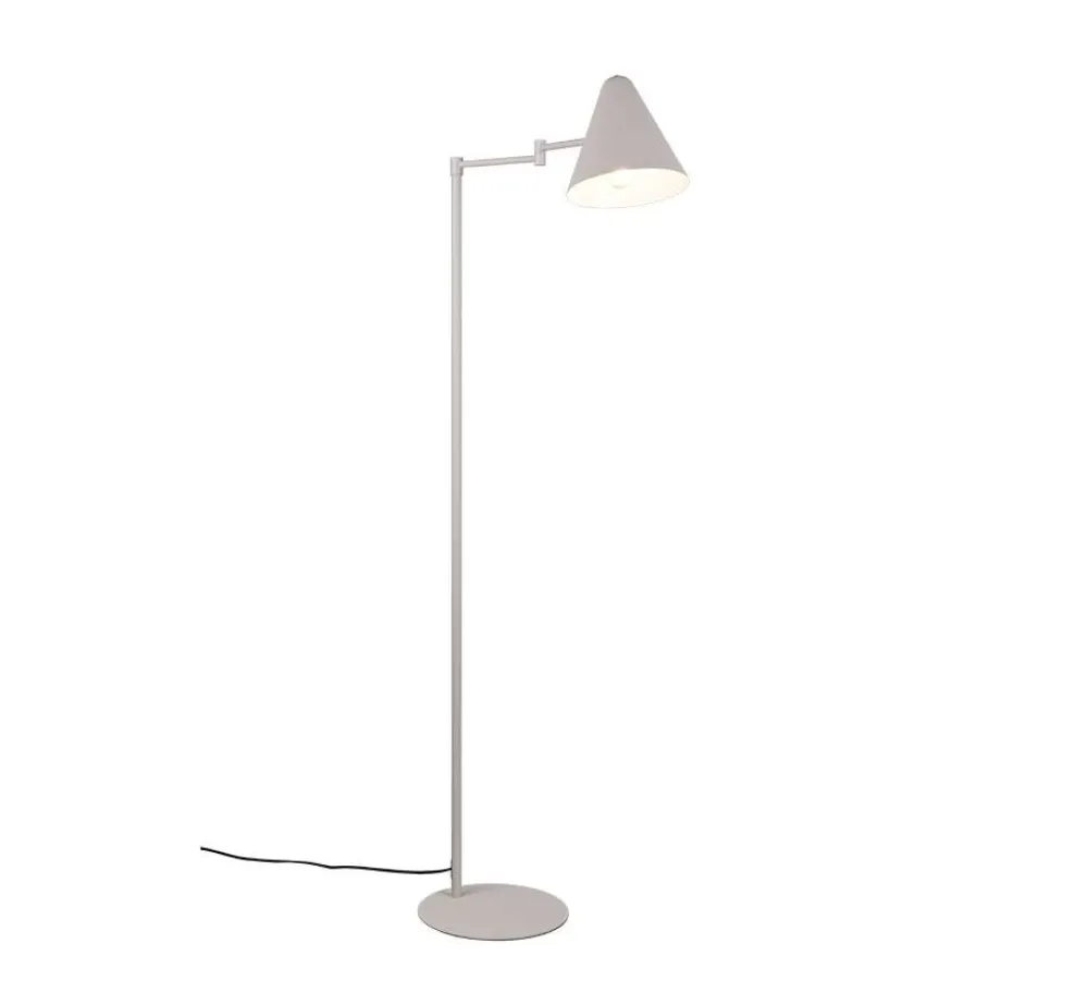 Trio Lighting Sisustusvalaisimet|lattiavalaisin Cosima E14 lämmin harmaa