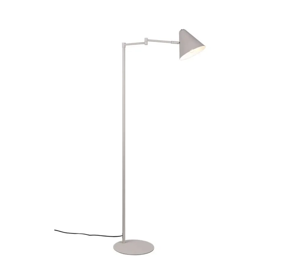 Trio Lighting Sisustusvalaisimet|lattiavalaisin Cosima E14 lämmin harmaa