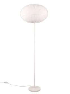 lattiavalaisin Furry E27 hiekanvalkoinen>Trio Lighting Clearance