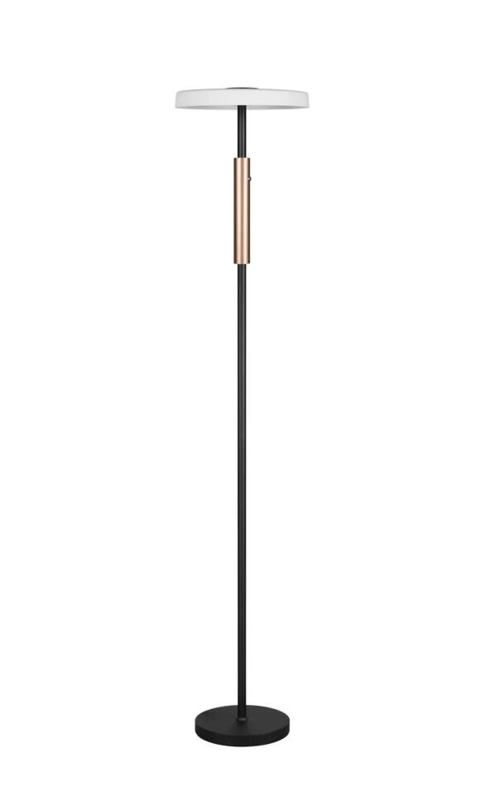 Trio Lighting Sisustusvalaisimet|lattiavalaisin Celeste LED mattamusta/kromattu