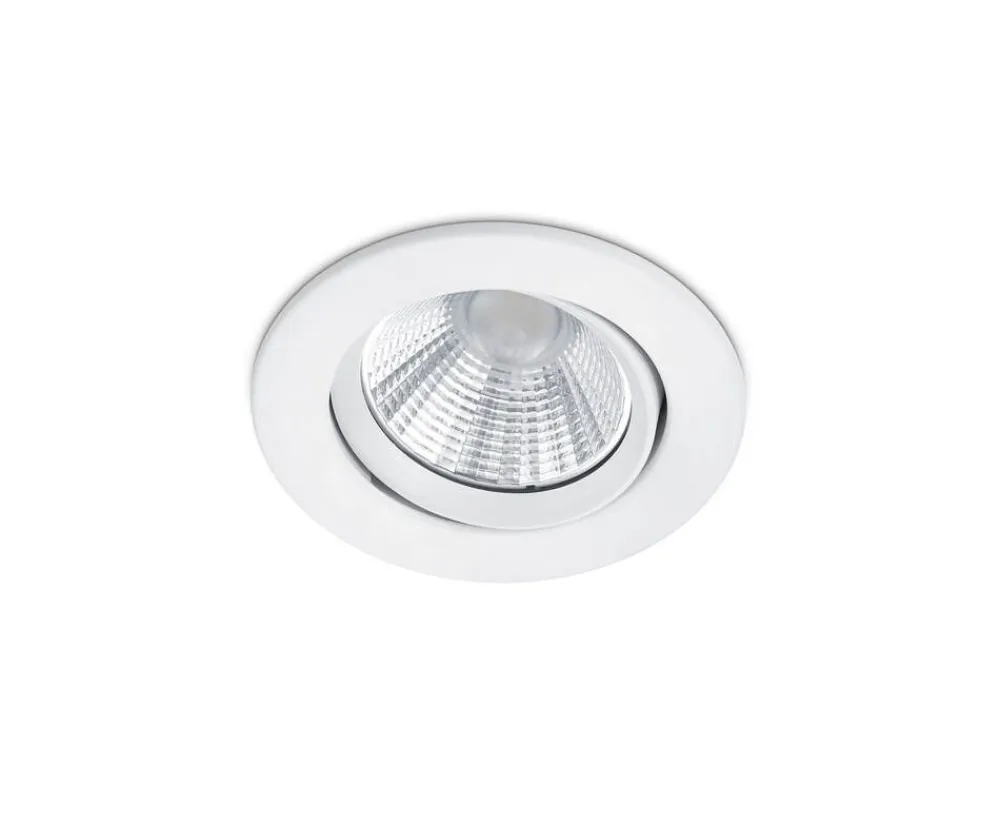 Trio Lighting Sisustusvalaisimet|LED alasvalo Pamir mattavalkoinen pyöreä