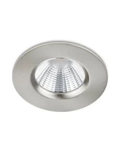 LED alasvalo Zagros IP65 harjattu teräs pyöreä>Trio Lighting Best