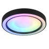 LED kattovalaisin Arco 40 cm mattamusta RGBW>Trio Lighting Online