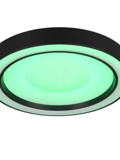 LED kattovalaisin Arco 40 cm mattamusta RGBW><noscript><img width=