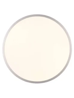 Trio Lighting Sisustusvalaisimet|LED kattovalaisin Yuma 60 cm harmaa/valkoinen